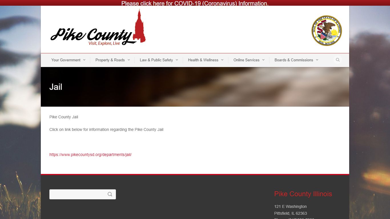 Pike County Illinois » Jail